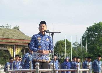 Pimpin Apel Gabungan Pemkab, Wabup Gerry Ajak ASN Satukan Langkah Wujudkan Sarolangun MAJU