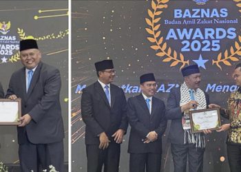 Wabup Gerry Trisatwika dan BAZNAS Sarolangun Terima Dua Penghargaan Bergengsi pada ‘BAZNAS Award’ 2025 di Jakarta