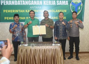 Teken Kerja Sama Strategis, Pemkab Sarolangun–Batanghari Prioritaskan Pelayanan Publik dan Pembangunan Wilayah Perbatasan