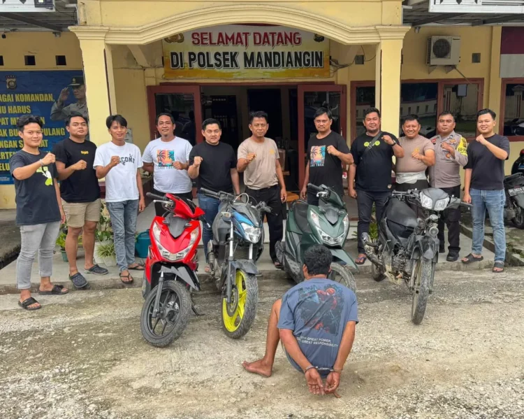 Sudah Beraksi 20 Kali, Polisi Tangkap Maling Motor di Mandiangin Sarolangun