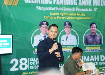 Pemkab Sarolangun Apresiasi Pseko Zilenial, Dorong Kolaborasi Pemuda Wujudkan Sarolangun Maju