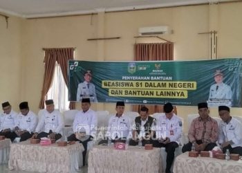 BAZNAS Bersama Pemkab Sarolangun Salurkan Bantuan Beasiswa Pendidikan Kepada 105 Mahasiswa