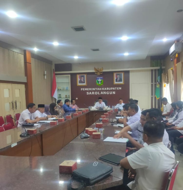 Pemkab Sarolangun Lakukan Pertemuan dengan BPK, Bahas Pemeriksaan Belanja APBD Tahun 2025