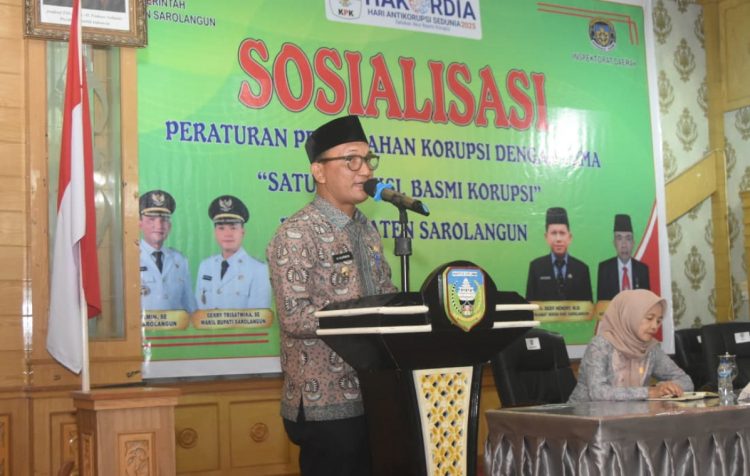 Bupati Hurmin Tegaskan Komitmen Pemerintah Kabupaten Sarolangun Bersih dari Korupsi