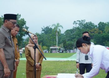 Lantik 866 PPPK Tahap Dua, Bupati Sarolangun Minta Tingkatkan Kinerja dan Disiplin