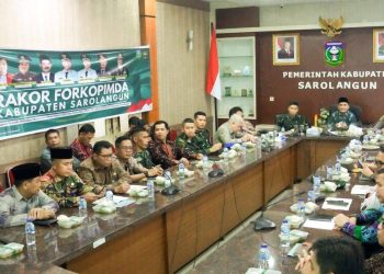 Pastikan Keamanan dan Kelancaran Nataru, Pemkab Sarolangun Gelar Rakor Forkopimda
