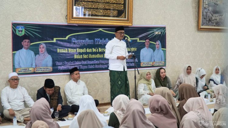 Bupati Sarolangun Imbau Masyarakat Jaga Kekhusyukan dan Ketertiban di Bulan Ramadhan