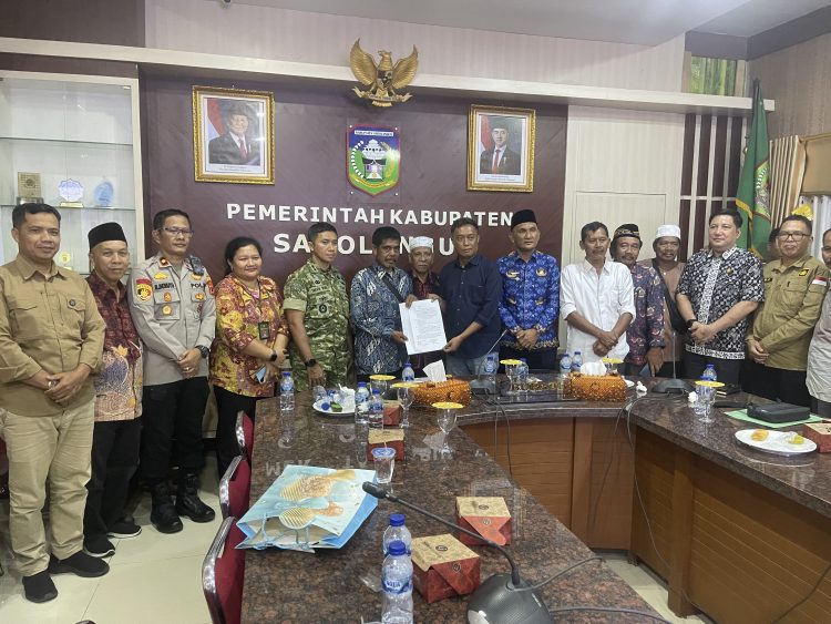 Usai Dilakukan Mediasi Oleh Bupati Sarolangun, PT SAL dan SAD Sepakat Berdamai
