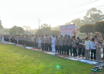 Polres Sarolangun Gelar Sholat Idul Adha 1447 H Bersama Masyarakat