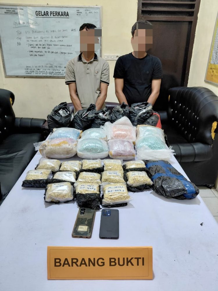 Polres Sarolangun Gagalkan Peredaran Narkoba Senilai Rp 18,5 Miliar