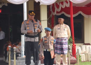 Perkuat Sinergitas Elemen Masyarakat, Polres Sarolangun Gelar Apel Kebangsaan Sabuk Kamtibmas